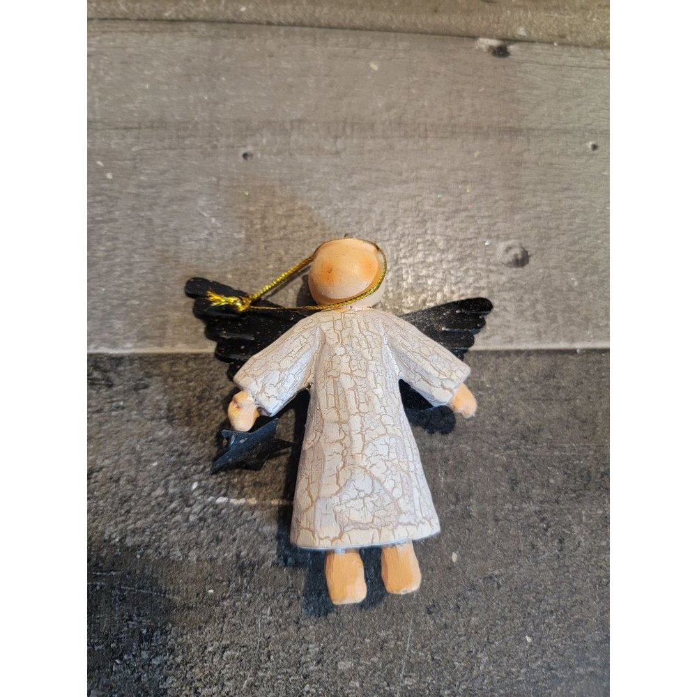 Angel Halo Black Wing Star ornament Xmas‎ decor